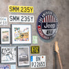 Licensed Jeep 4x4 Dome Metal Sign (15")